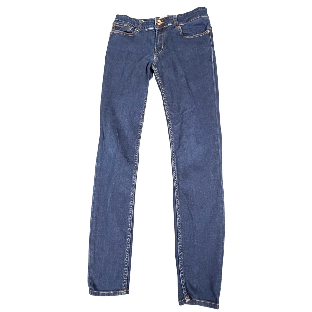 Ted Baker Jeans Womens 28 (30x28) Dark Blue Skinny Straight Leg Preppy